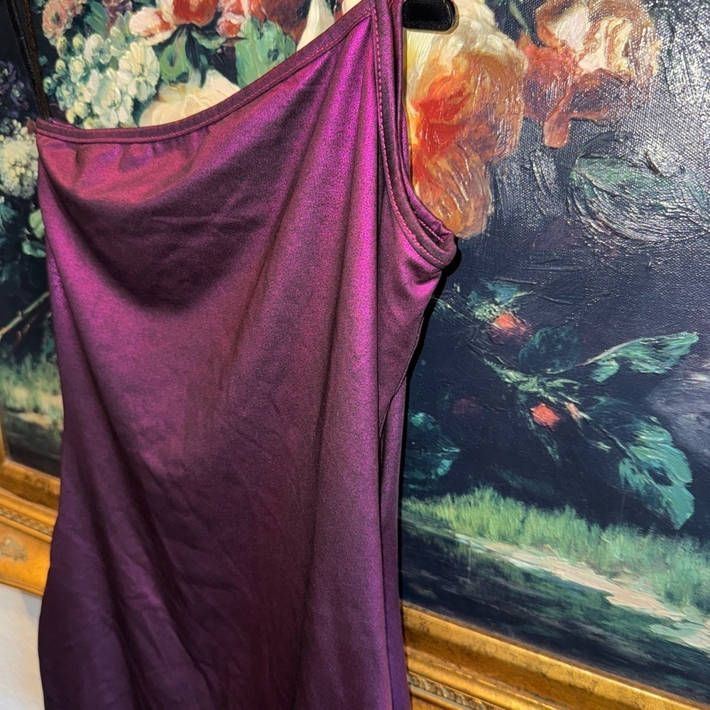SUPERDOWN Revolve RUMER One Shoulder Purple Metallic Mini Party Dress Size S - Picture 4 of 6